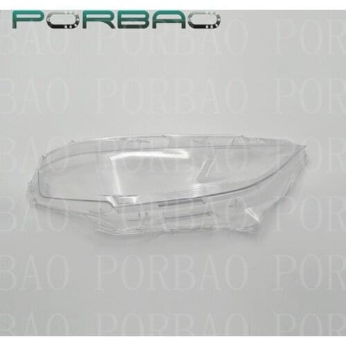 Front Lampshade 16-18 HID Headlight transparent Glass lens cover for Honda CIVIC Headlamp Lampshade Clear shell Replacement DIY
