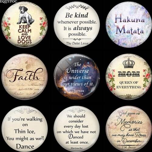 Luminous Quotes Letters Fridge Magnet Souvenir 30 MM Glass Dome Magnetic Decoration Refrigerator Stickers Note Holder Home