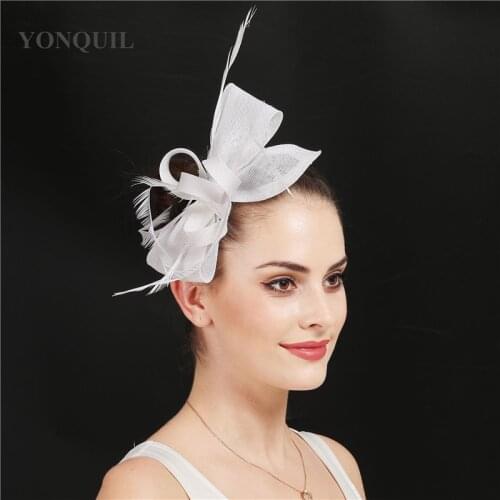 Elegant Formal Dress Ladies Wedding Headwer Bride Fashion Fascinator Headdress Hair Pin Party Women Headdress Hair Accessories