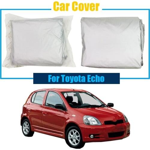 Cawanerl Outdoor Car Cover Sun Shade Sun Snow Rain Resistant Anti UV Dustproof Cover For Toyota Echo