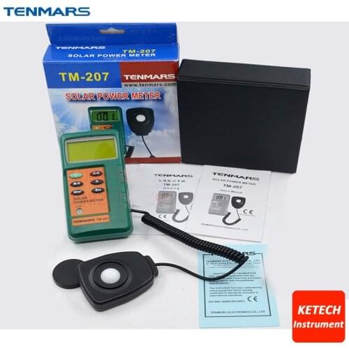 High Precision Solar Radiation Detector Solar Power Meter Tester TM207