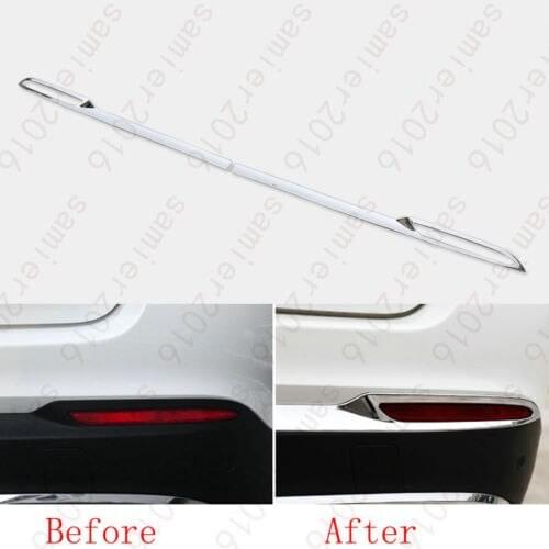 Rear BUMPER Tail Fog Light Steel Cover Trim For Mercedes-Benz GLC Class X205 16