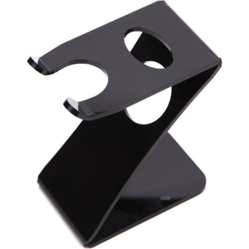 1pc shaving brush holder men shave brush rack steel stand beard clean tools