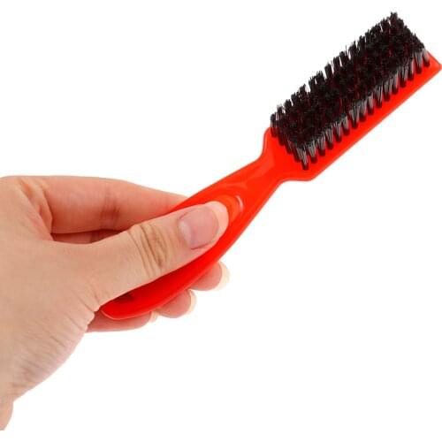 1PC Plastic Handle Hairdressing Soft Hair Cleaning Brush Barber Neck Duster Broken Hair Remove Comb Hair Styling Tools Comb