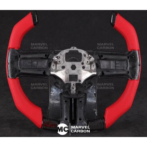 100% REAL CARBON FIBER STEERING WHEEL COMPATIBLE WITH Mustang