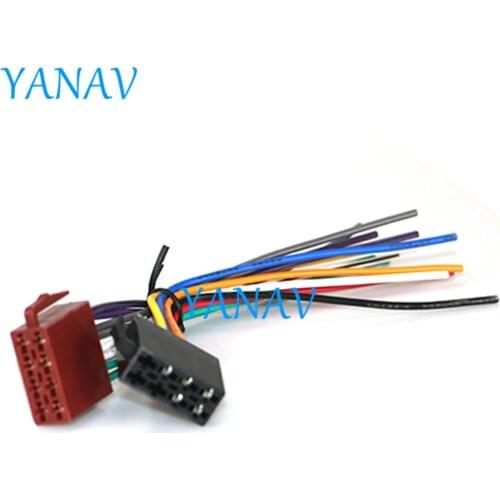 12-001 Wire Harness Adaptor ISO(Male)UNIVERSAL ADAPTER POWER AND LOUDSPEAKERCar Stereo Radio ISO Standard Connector Adapter