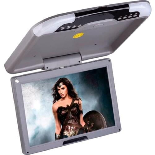 13 Inch LCD TFT Car Ceiling Monitor Roof Flip Dowm Monitors Automobile Ceiling Digital Wide Screen Monitors