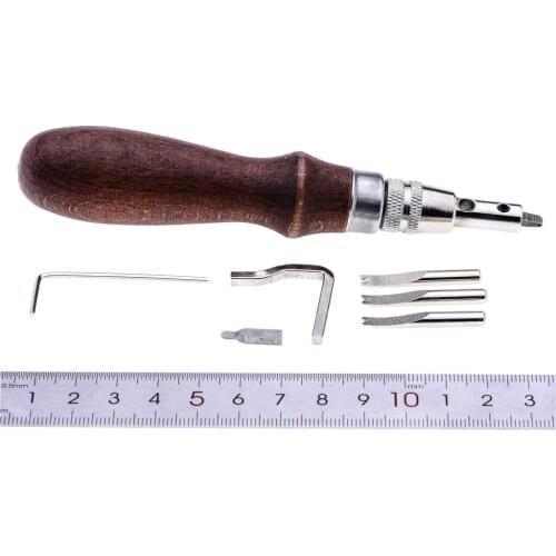 7-in-1 Multi-Function Hand Tool Leather Groover Edge