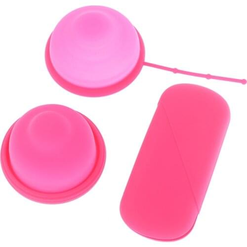 1PCS Menstrual Cup Disc Extra-Thin Silicone Menstrual Disk Tampon Or Pads Alternative For Feminine Hygiene Product