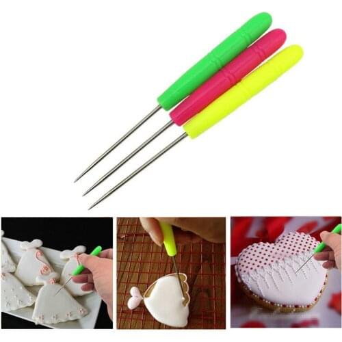 3pcs Scriber Needle Cake Tester Baking Tools DIY Icing Sugar Fondant Needles Kitchen Baking & Pastry Accessories