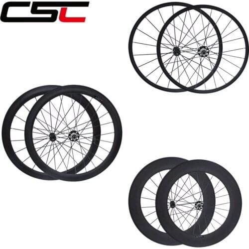 23mm wide 24mm/38mm/50mm/60mm/88mm carbon clincher tubular 700C rim wheels Road bike with Powerway R51 Hub for bicycle wheelsets