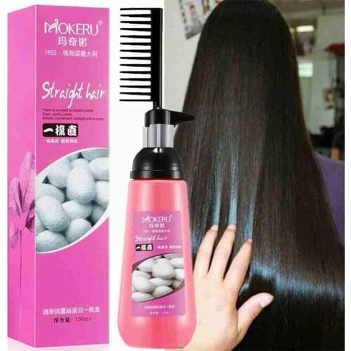 Damaged Hair Straightening Cream Comb For Advanced Root Treatment Hair Beauty Smooth Hair Products Styling Molecular I9V3