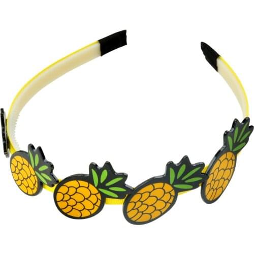 9 Pcs/lot 2018 Summer Cute Acrylic Hairbands Heart Sun Floral Bee Fruit Headbands Children Girls Headwear Hair Accessories