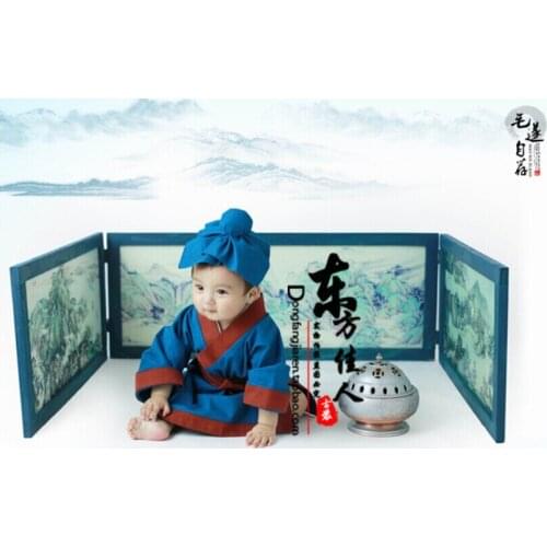 Maosuizijian Ancient Chinese Tale Maosui Recommend Himself to His Officer Ancient Chinese Folk Infant Baby Costume 90-120cmH