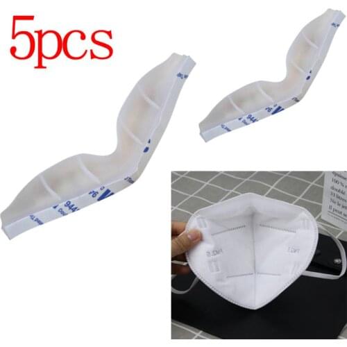 1/3/5PCS Reusable Fog Free Mask Accessory Masks Prevent Eyeglasses From Fogging Mask Nose Bridge Holder Bracket Silicone Pad