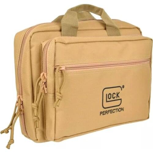 Glock Mini Range Bag Pistol Portable Storage Tactical Dual Gun Bag Tool Handgun 22 LR Gun Holster for 1911 Cz-75 Taurus G2c