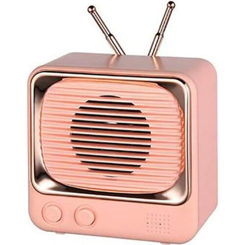 Retro Mini Speaker Desktop Bluetooth Speaker Subwoofer FM Radio Amplifier 5.0 Fast Transmission 4D Sound Effect