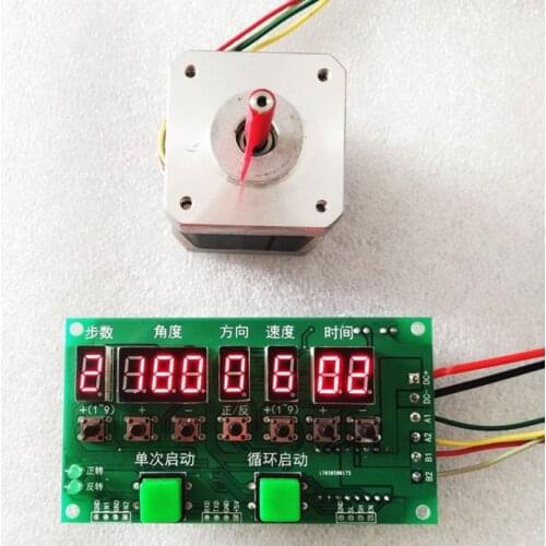 New Stepper Motor Driver Controller Module Angle/Direction/Speed/Time Programmable Board DC 8-27V