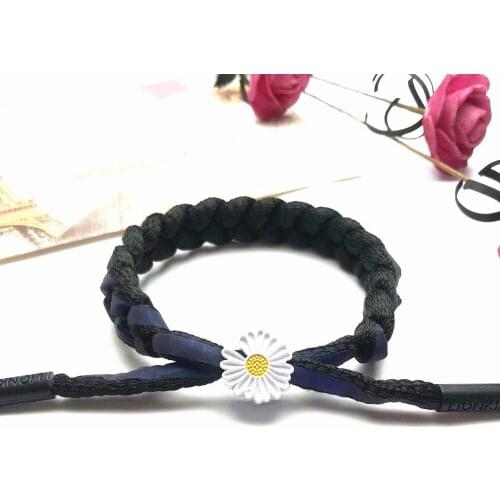 Supply The Same Paragraph Girlfriends Student Couples Small Daisy Bracelet Braided Rope Can Be Drawn Size