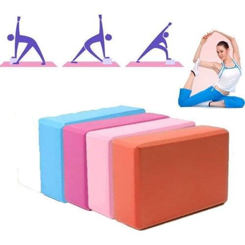 Belt Equipment Fitness Gym Brick Stretch Workout Aid Training Exercise Yoga Block