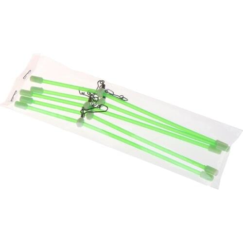 5Pcs Fishing Tube Balance Connector Bracket Luminous Fishing Group Night Fishing Elbow Sea Fishing Balance Connector