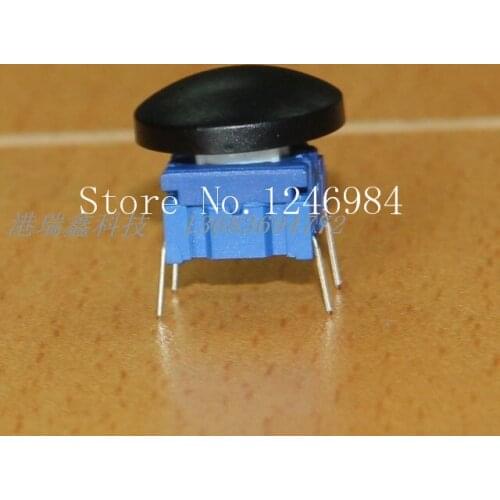 [SA]Denmark MEC micro switch reset switch button switch 3FTL6 + 1ZC09 black--50pcs/lot