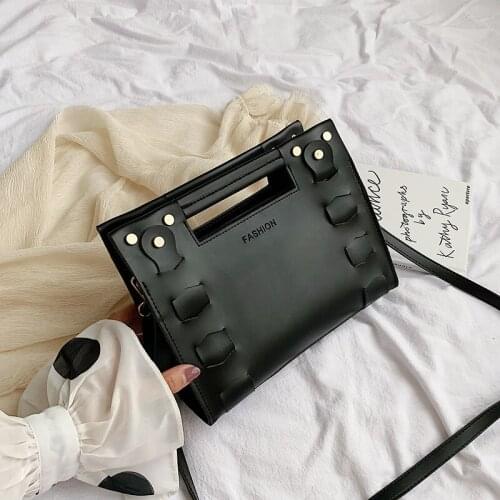 New PU womens shoulder bag large capacity waterproof womens Messenger bag solid color high quality bags for women 2019