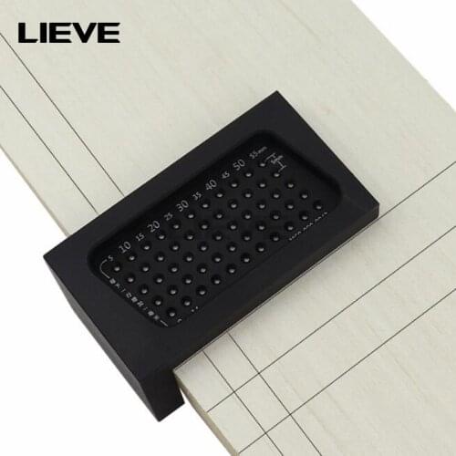 T60 Woodworking Scriber T-type Marking Ruler Aluminum Alloy Hole Positioning Crossed Measuring Gauge For Carpenter Scriber Tools