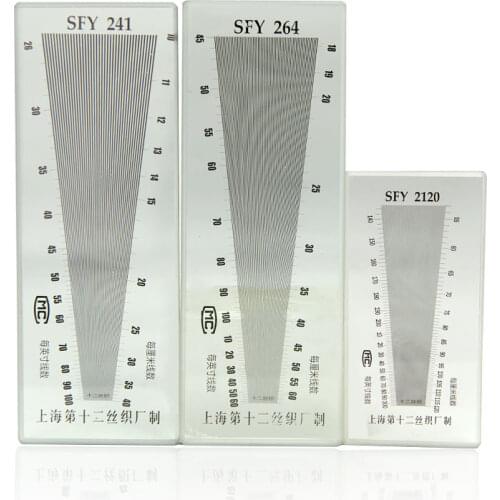 Glass Fabric Weft Warp Density Mirror Warp and Weft Density Scale Measuring Instrument