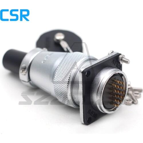 WEIPU WS28 series 20 pin waterproof connector plug and sock Industrial machinery automation power cable connector IP67