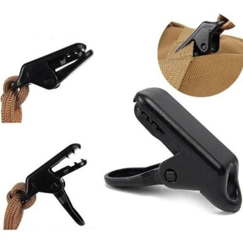 5pcs/10pcs Tent Pull Point Clip Hook Outdoor Wind Rope Clamp Camping Tent Alligator Clip Pull Point Hook Buckle Tent Accessories