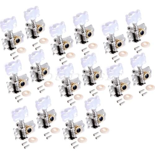 Pearl White Top Guitar String Tuning Pegs Key Tuner Machine Heads for Ukulele 16R