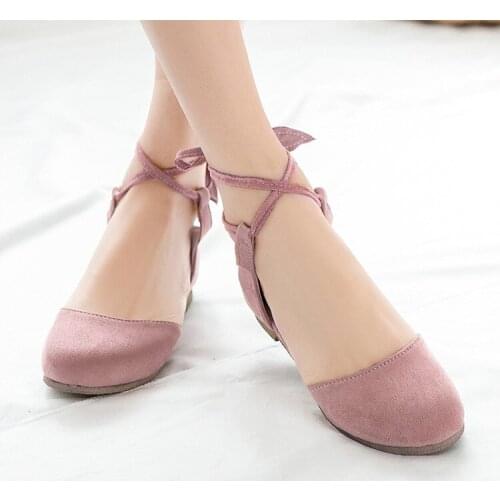 Big Size 9 10 11 12 ladies high heels women shoes woman pumps Round-headed ankle strap-on single shoe