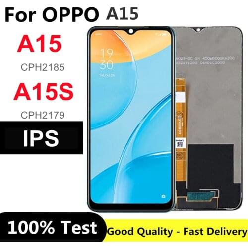 6.52" For Oppo A15 LCD LCD Display Touch Screen Digitizer Assembly Replacement for OPPO A15 CPH2185 lcd screen Replacement