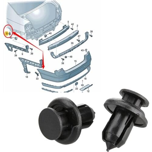 10 pcs Packed Black Insight Front Bumper Locking Hooks & Clip Fastener Push Latch Rivet Trim Rivet For Honda Accord