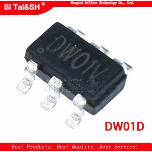 20PCS DW01 DW01D DW01A SOT23-6 IC