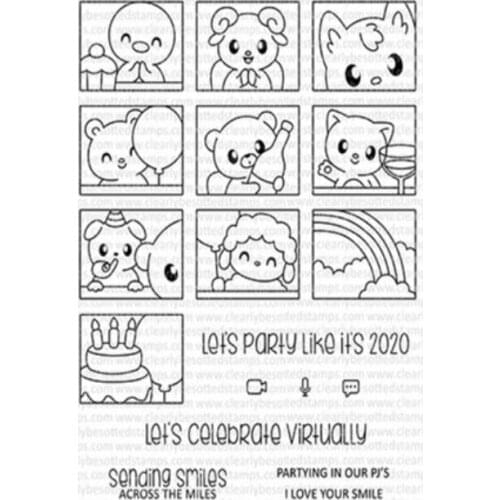 2021 NEW transparent Clear Silicone Stamp/Seal for DIY scrapbooking/photo album Decorative clear stamp sheets B0874