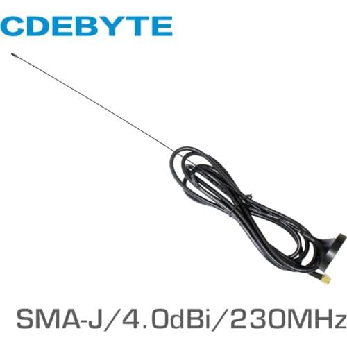 230MHz SMA-J interface 50 Ohm Impedance Less Than 1.5 SWR 4.0dBi Gain High-quality Sucker Antenna TX230-XP-200