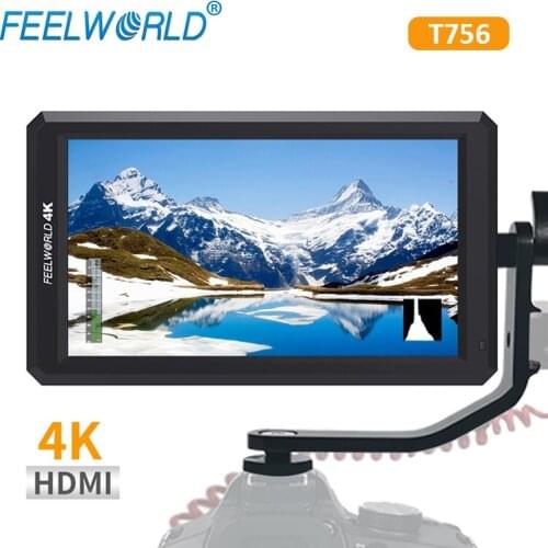 FEELWORLD T756 7" 4K On-camera Monitor with HDMI Input/ Output IPS Full HD 1920x1200
