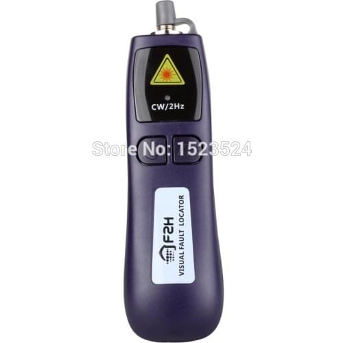 Free Shipping Grandway 650nm 10mw 12km Mini Fiber Optic Visual Fault Locator Cable Tester VLS-8-10