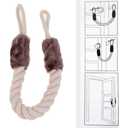 Doorstop Cotton Rope Sailor Knot Door Stopper Slamming Shut Wedge Door Handles Stoppers Door Window Protectors