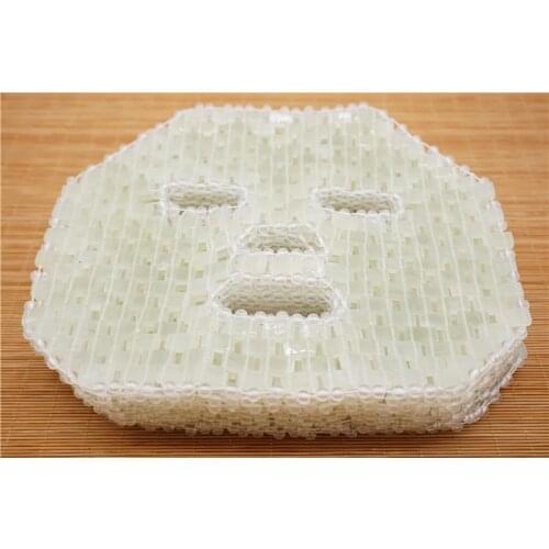 Natural green jade block eye mask, cold compress eye protection, relieve eye fatigue, cool ice compress face massage mask free