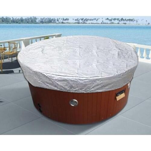Outdoor Bathtub Cover Hot Tub Weather Covers Shade Swimming Bath Tub Dust Cover Protector UV Proof Waterproof Spa Covers