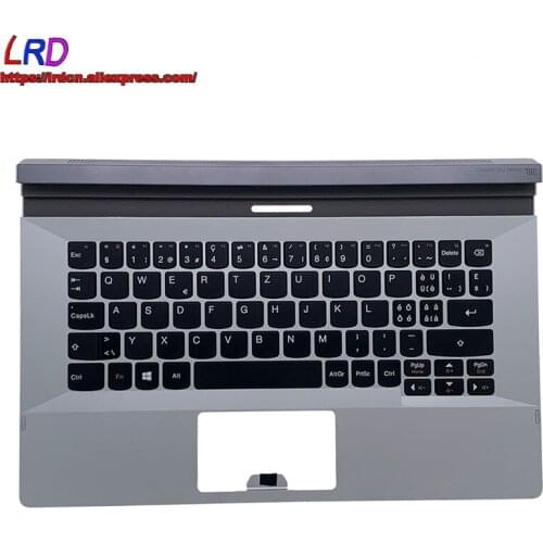New Original C Cover Upper Case Palmrest with CH Swiss Base Docking Keyboard for Lenovo Miix2 11 Tablet Laptop 90205293