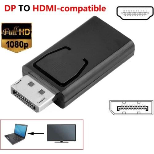 Display Port DP Male To HDMI-compatible Female Converter Cable Adapter Video Audio Connector For HDTV PC Application Multimedia