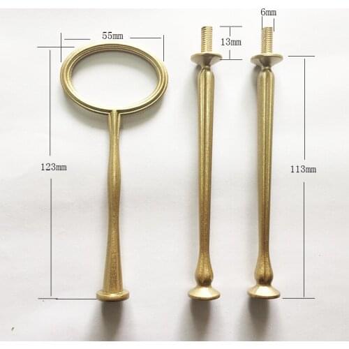 25 Pcs Stainless Steel Cake Stand 3 Tier Candy Fruits Cakes Desserts Plate Stands for Wedding Party Cupcake Fruit Plate Stand