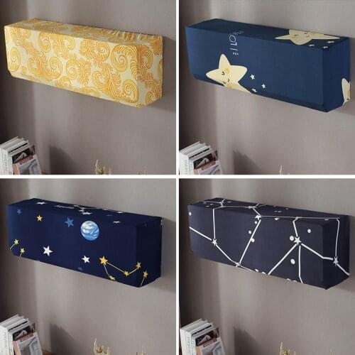 Air Conditioner Dust Cover Wall Mounted Air Conditioner Protective Covers Easy Cleaning Dustcover Protection Home Accessories