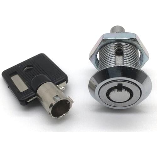 RAYLOCK 10 Pieces Hex Nut Fixed Keyed Alike Tubular Push Lock Metal Box Cabinet Lock