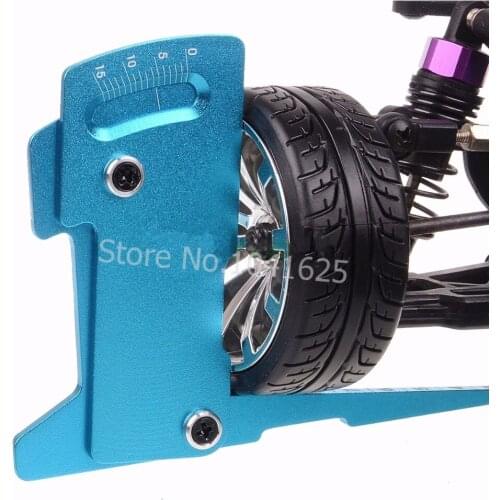 CNC Adjustable Ruler Adjusting RC car height & wheel Rim camber 15 degrees Hobby Tools
