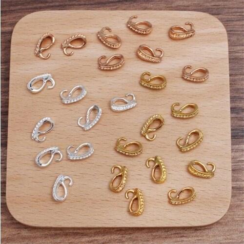 SIXTY TOWFISH 50 Pieces Alloy Melon seed hook DIY Jewelry Finding Accessories